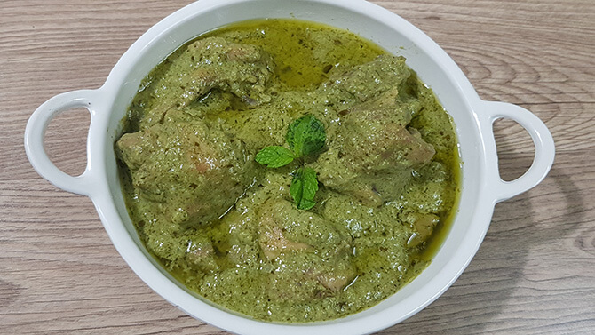 Hyderabadi Green Chicken Recipe | hyderabadi chicken
